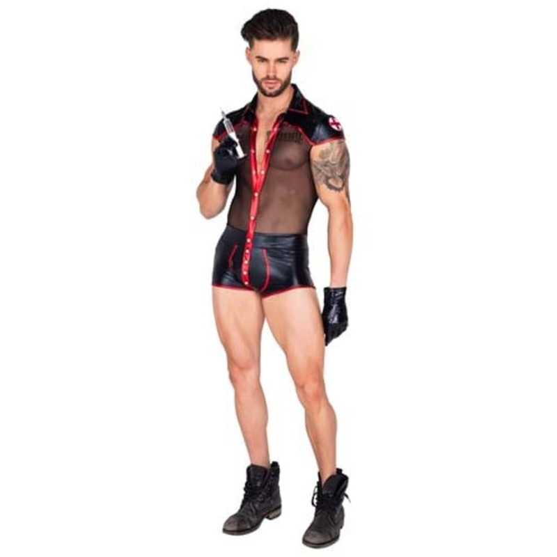 Sexy Night Nurse Costume for Men Small