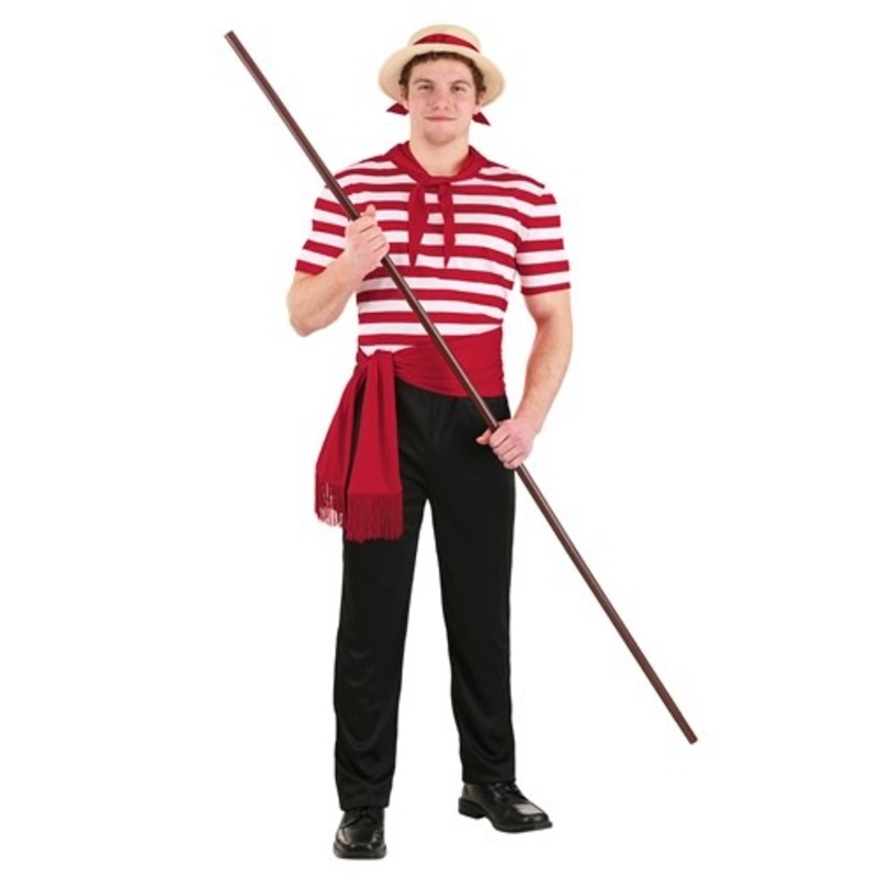 Venice Gondolier Costume for Adults Medium