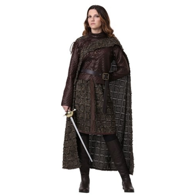 Women's Plus Size Winter Warrior Costume 1X