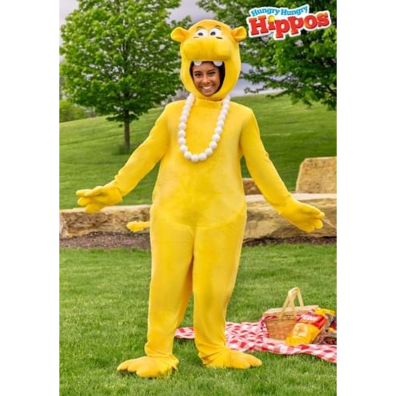 Yellow Hungry Hungry Hippos Costume for Adults Standard