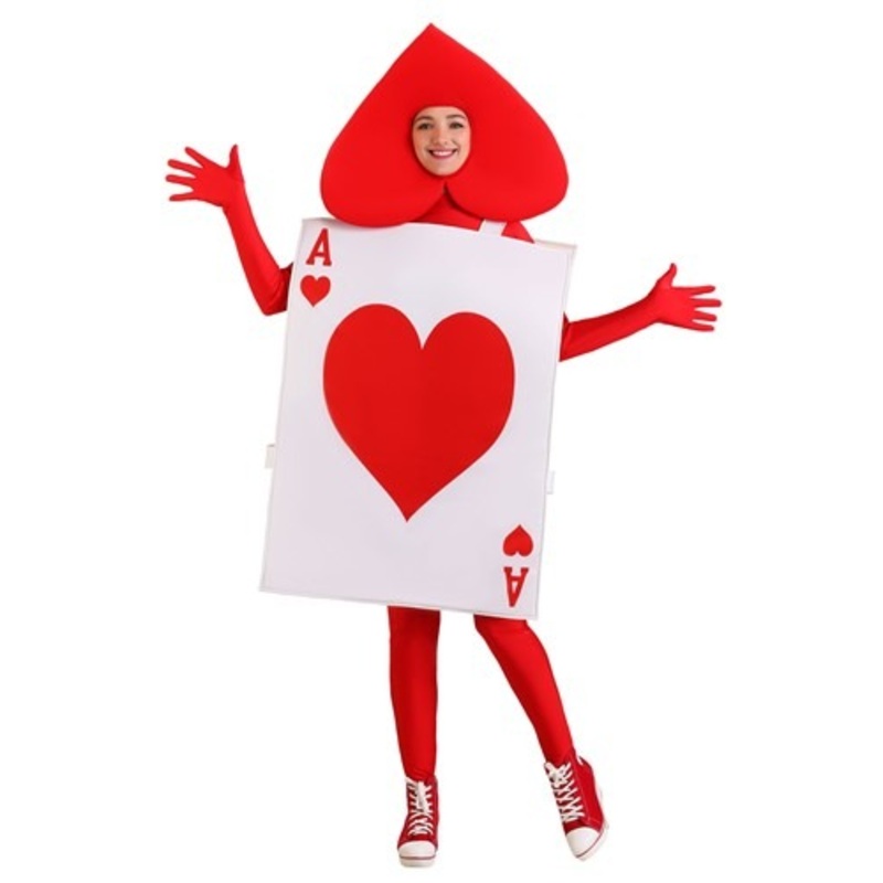 Adult Ace of Hearts Costume Standard