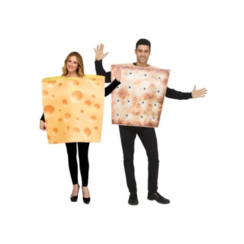 Cheese & Cracker Couples Costume Set Standard