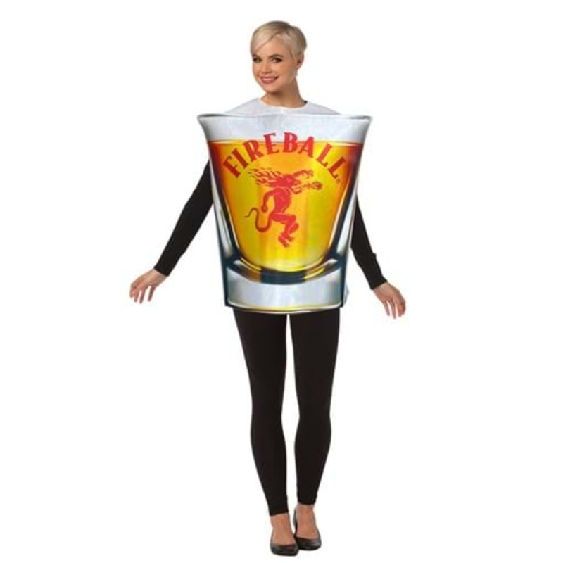 Fireball Shot Glass Costume for Adults Standard