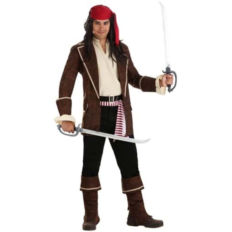 Plunderous Pirate Adult Costume Small