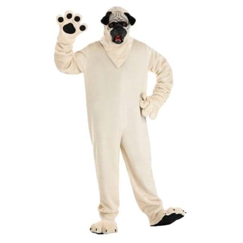 Pug Mouth Mover Mascot Costume for Adults Standard