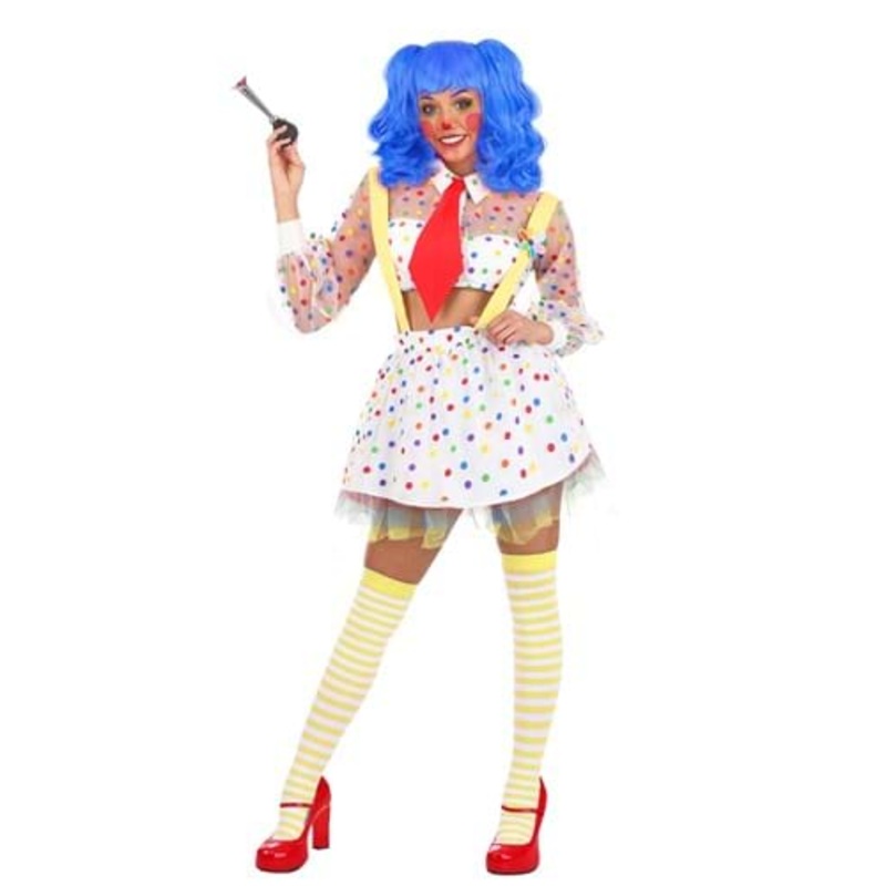 Sheer Clown Costume for Women Small