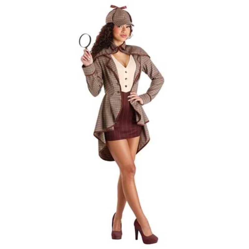Sultry Sherlock Holmes Costume for Women Small