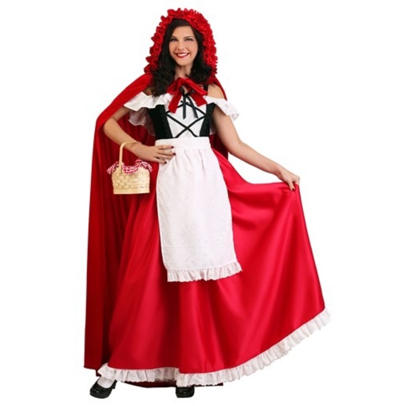 Women's Plus Size Deluxe Red Riding Hood Costume 2X