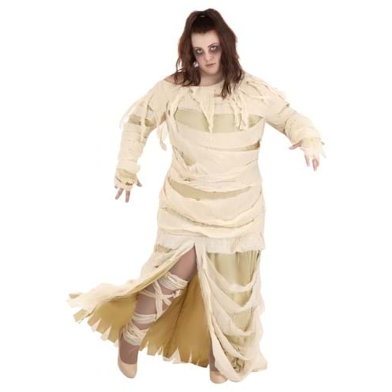 Women's Plus Size Full Length Mummy Costume 1X
