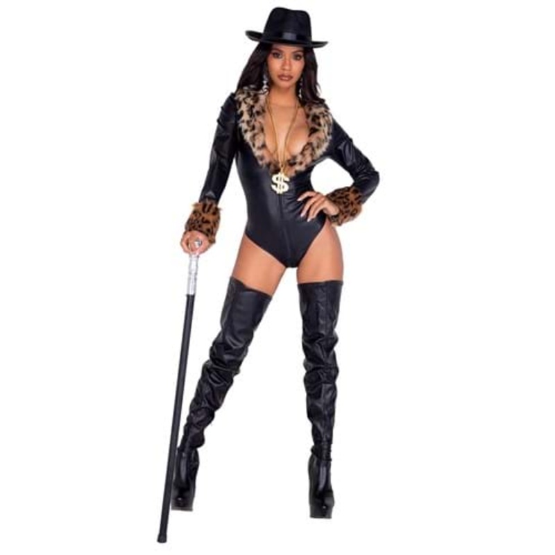 Womens Sugar Mama Pimp Costume Small
