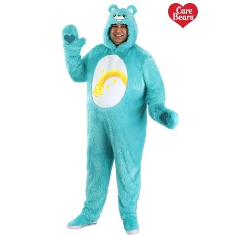 Adult Plus Size Care Bears Wish Bear Costume 2X