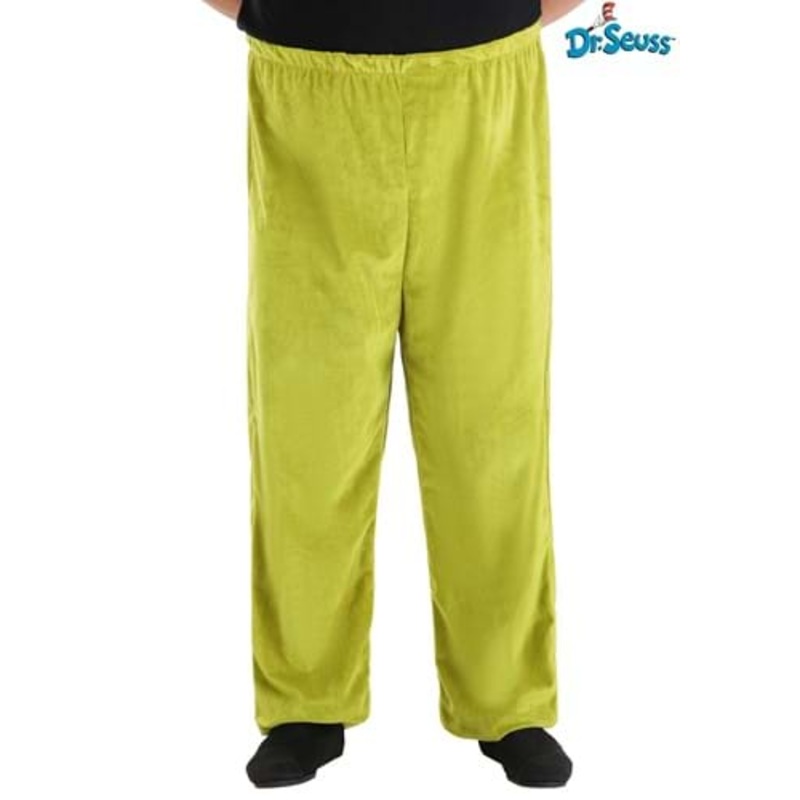 Dr. Seuss the Grinch Plus Size Velboa Pants 2X-Large