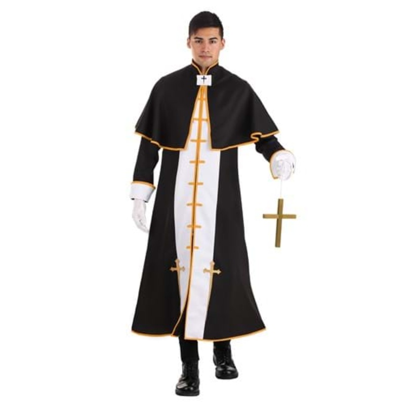 Holy Priest Costume for Adults Small