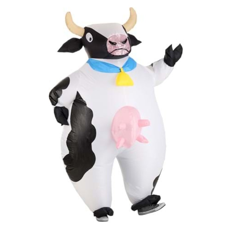 Inflatable Spotted Cow Costume for Adults Standard