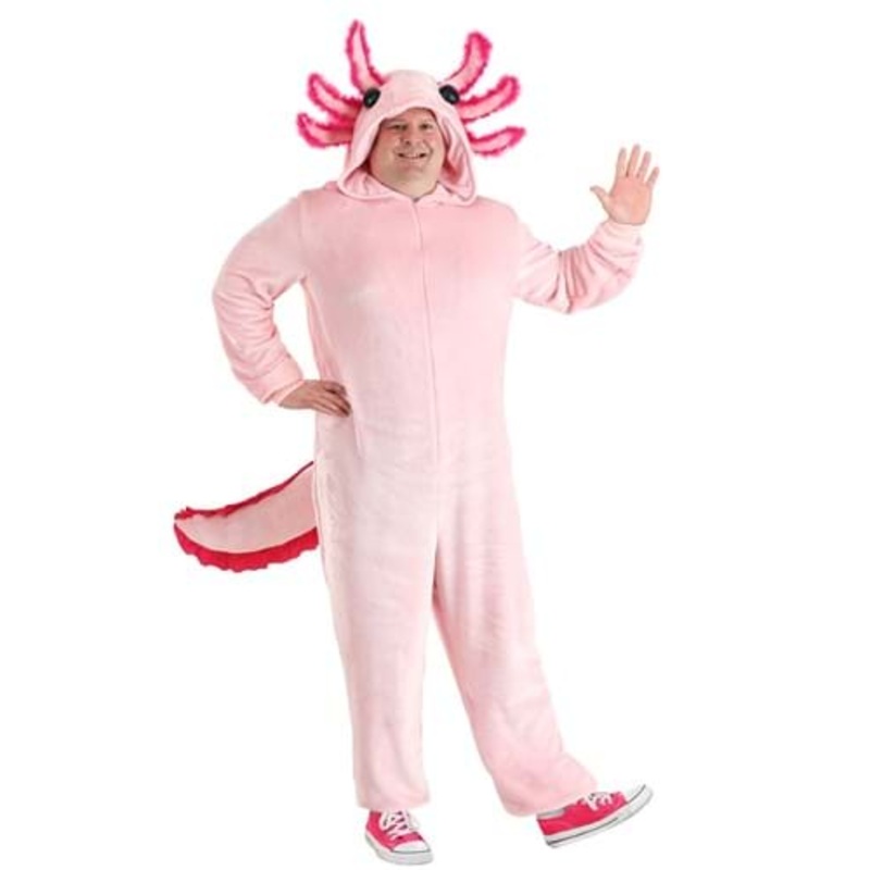 Plus Size Axolotl Costume for Adults 1X