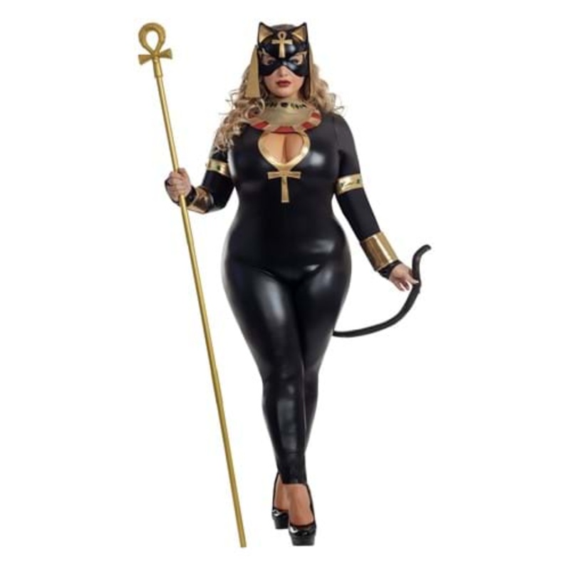 Plus Size Egyptian Catsuit Costume for Women 1X