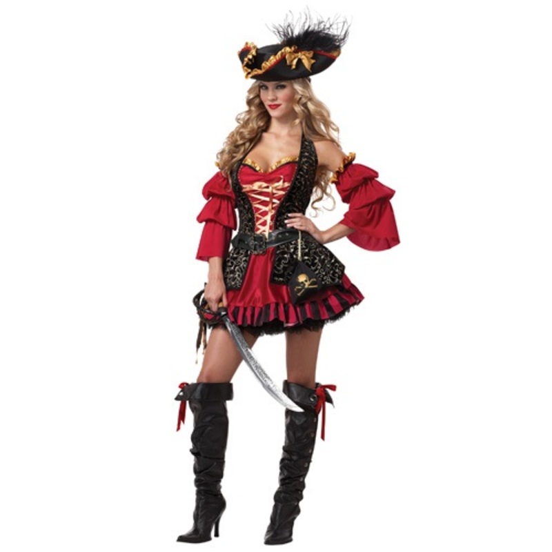 Sexy Plus Size Spanish Pirate Costume 2X