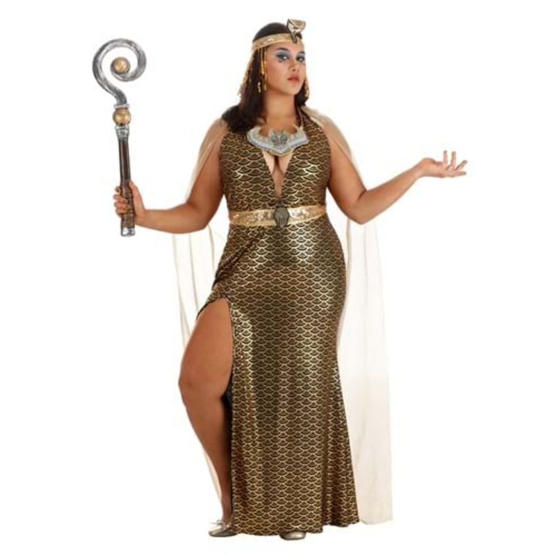 Women's Plus Size Commanding Cleopatra Costume 1X