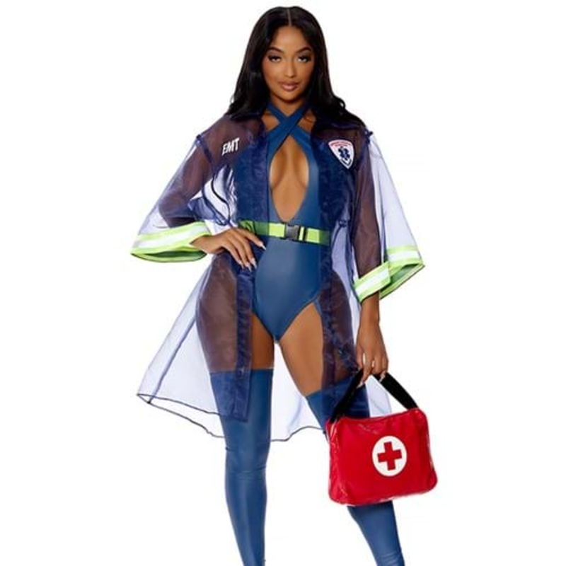 Women's What's The 911 EMT Costume X-Small/Small