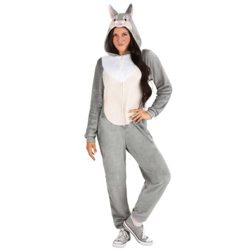 Adult Bambi Thumper Union Suit Costume Small
