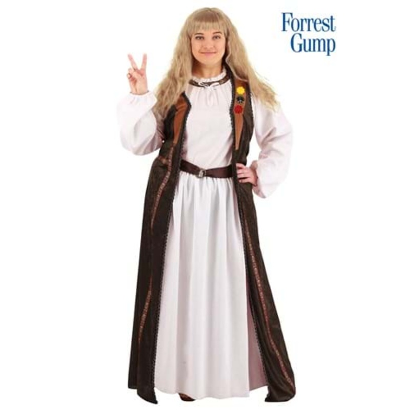 Forrest Gump Jenny Curran Plus Size Costume for Women 1X