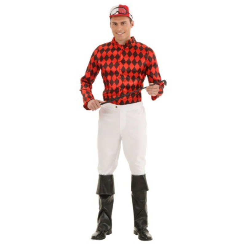 Men's Plus Size Horse Jockey Costume 2X