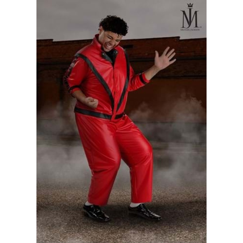 Men's Plus Size Michael Jackson Thriller Costume 2X