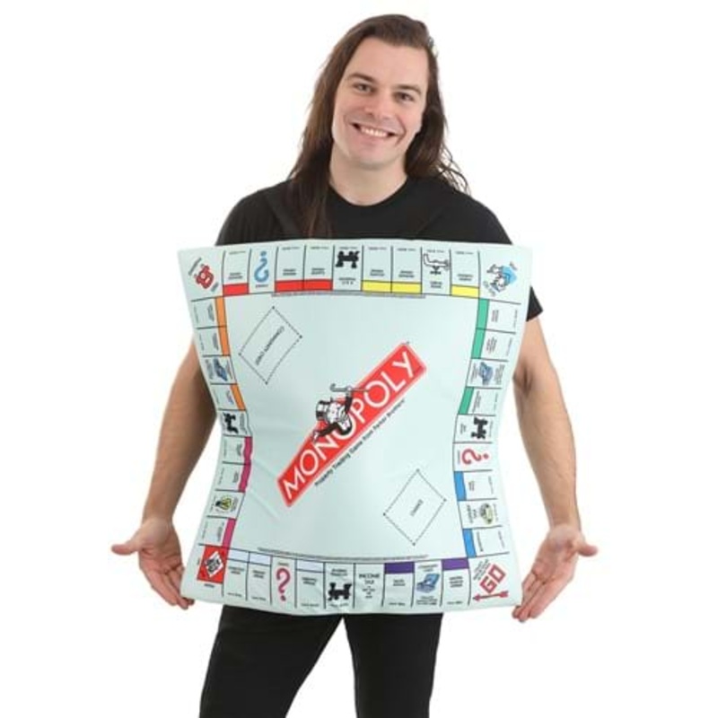Monopoly Sandwich Board Costume for Adults Standard