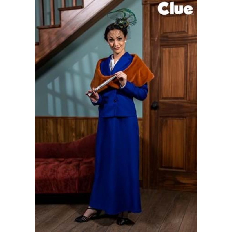 Mrs. Peacock Clue Costume for Women Small