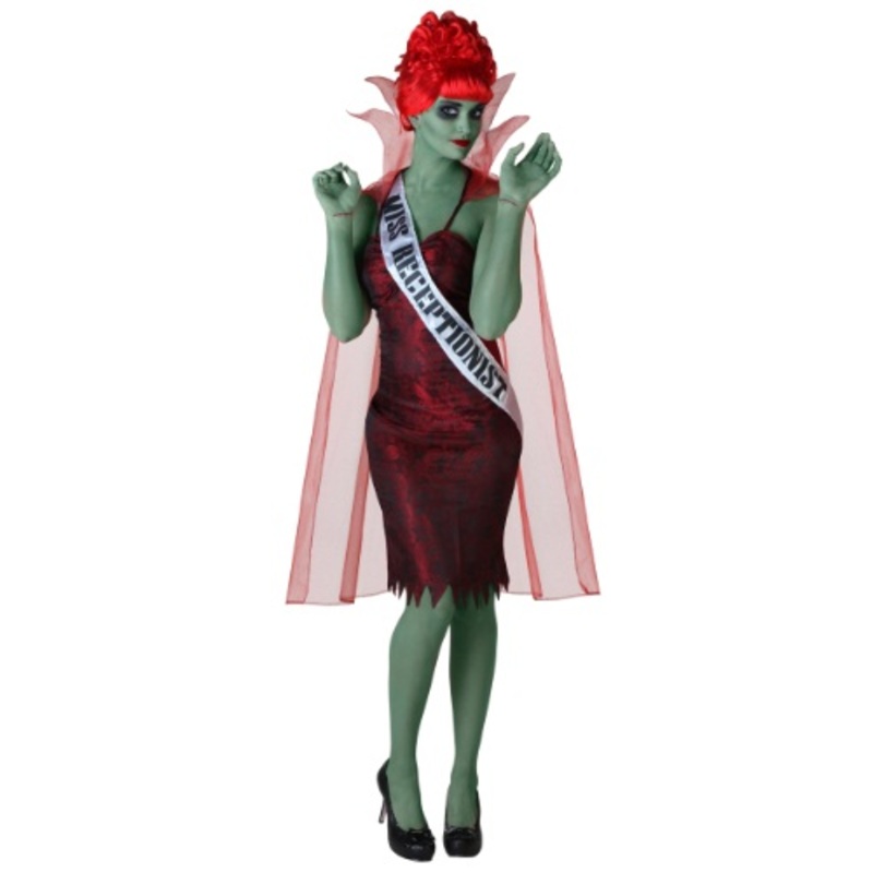 Plus Size Miss Dead Receptionist Women's Costume Dress 1X