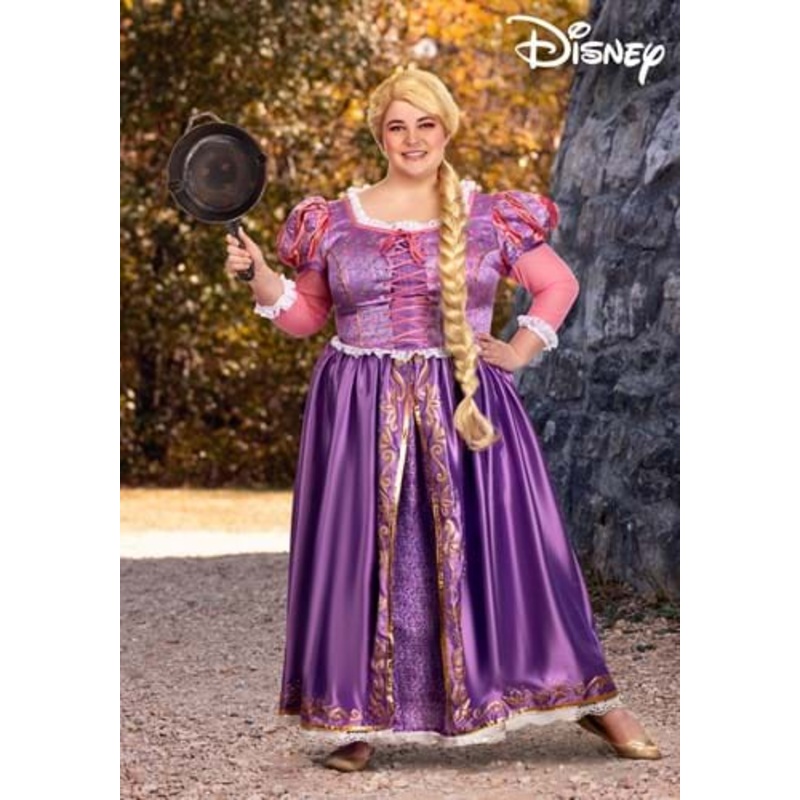 Plus Size Premium Rapunzel Women's Costume Dress 1X