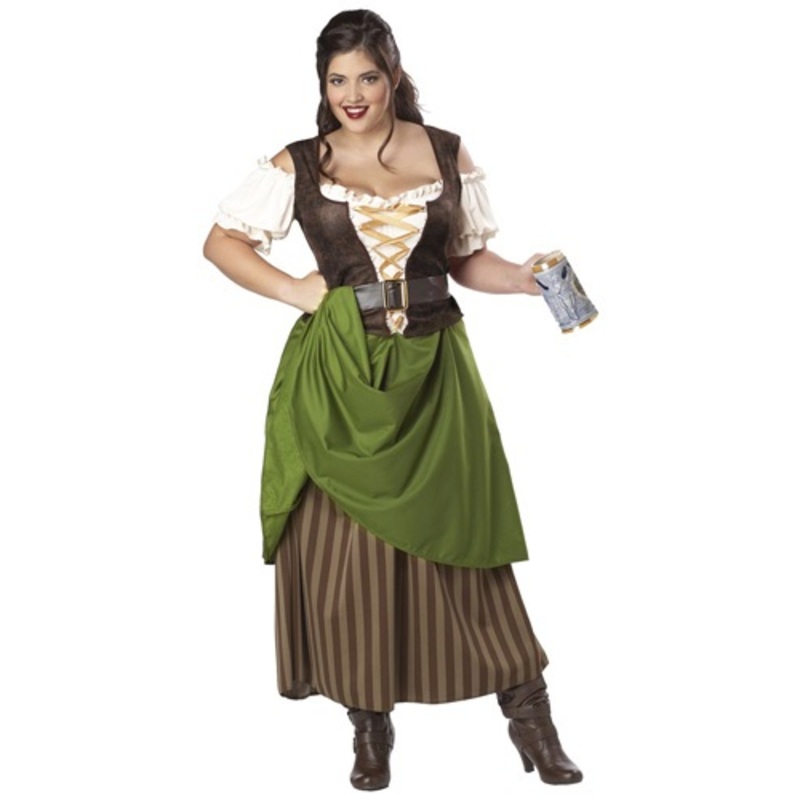Plus Size Tavern Maiden Costume 1X