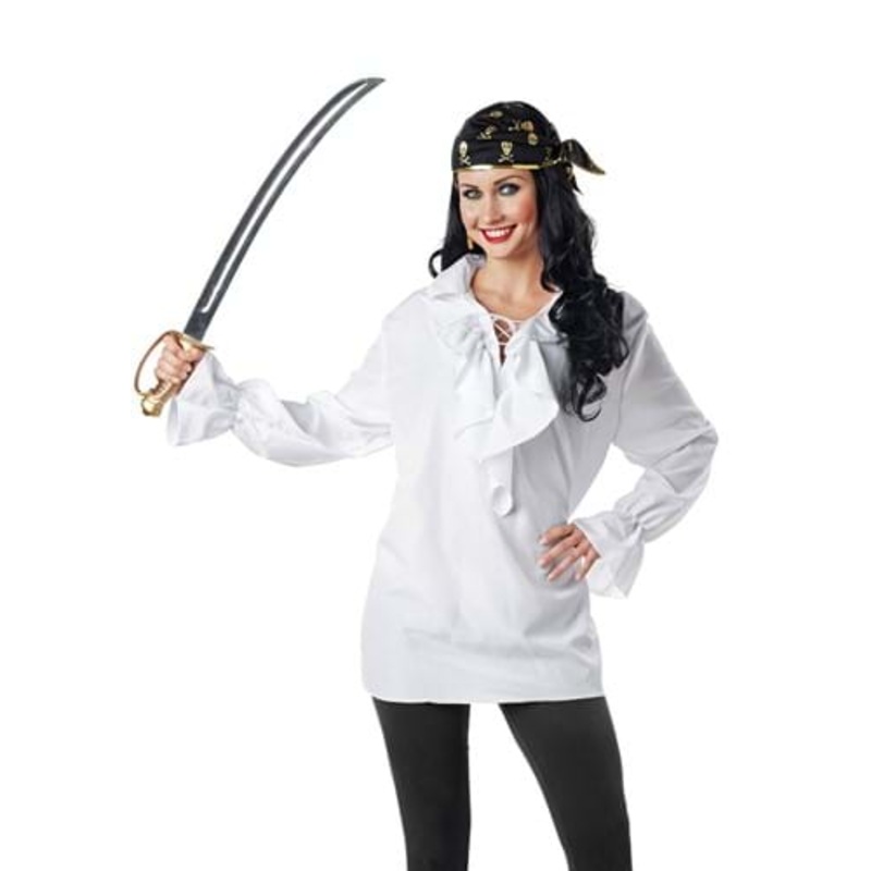 White Pirate Shirt for Women Standard