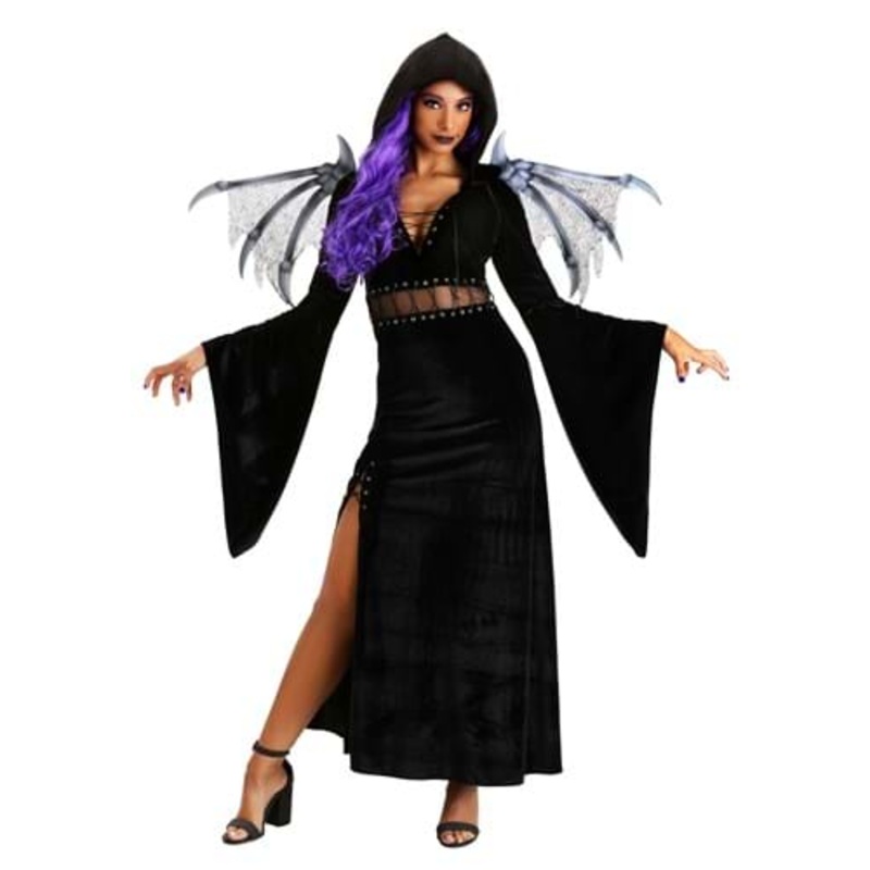 Winged Reaper Costume for Women Small