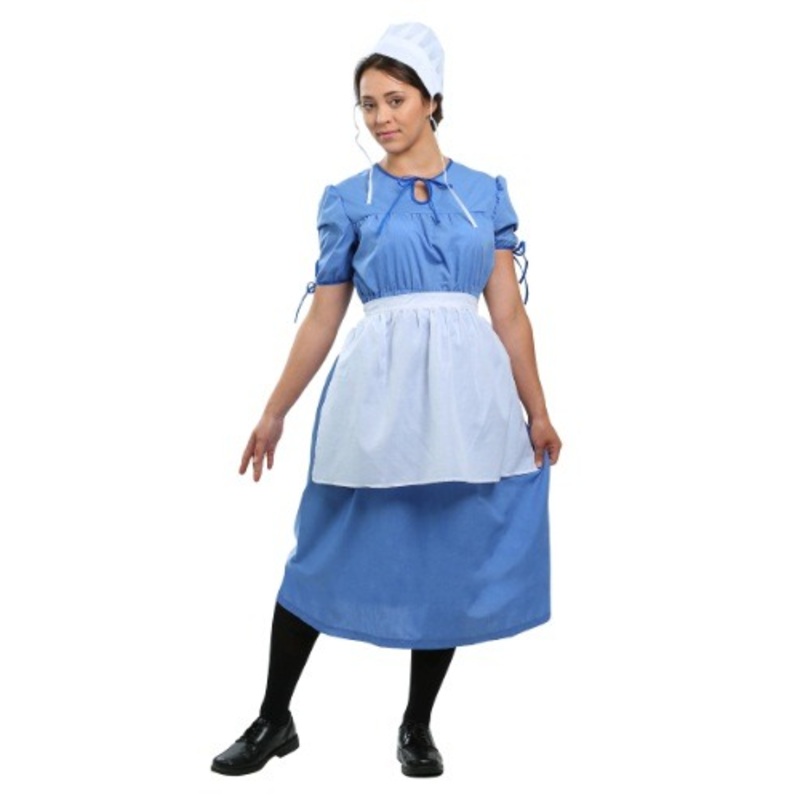 Women's Amish Prairie Costume Dress X-Large