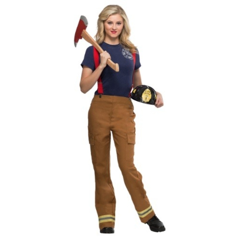Women's Fire Captain Plus Size Costume 1X