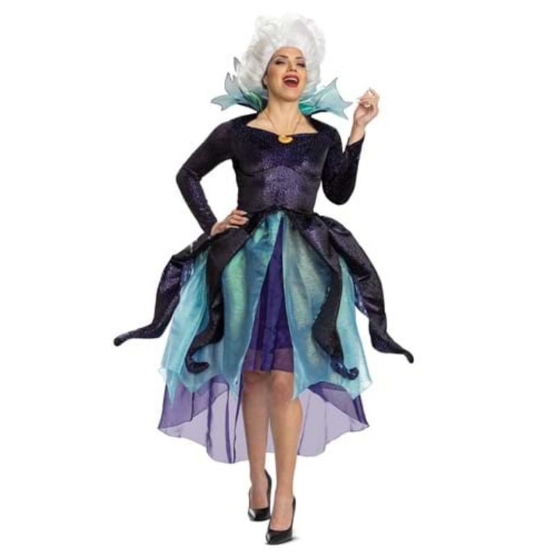 Women's Little Mermaid Prestige Ursula Costume Dress Medium