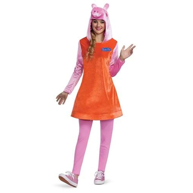 Women's Peppa Pig Mummy Pig Deluxe Costume Small