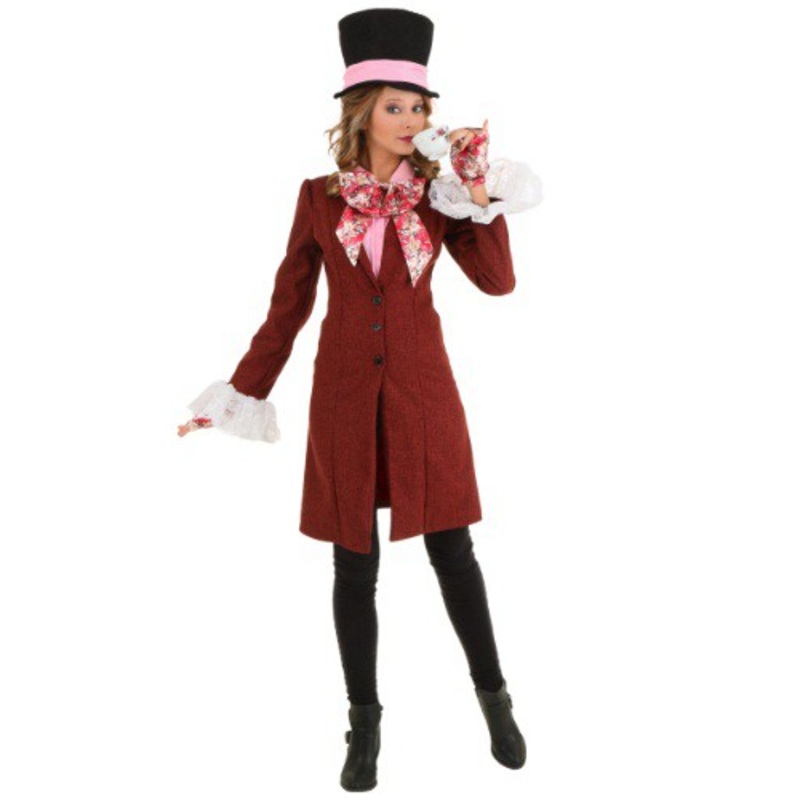 Women's Plus Size Deluxe Mad Hatter Costume 1X