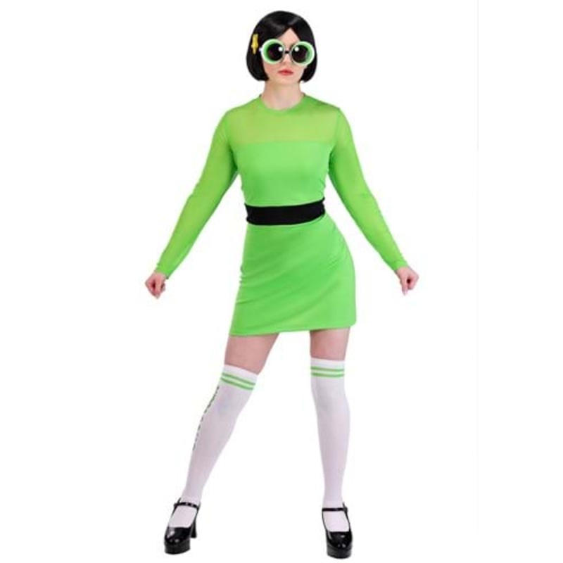 Women's The Powerpuff Girls Buttercup Costume Large/X-Large