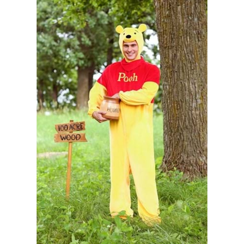 Adult Winnie the Pooh Deluxe Plus Size Costume 2X-Large