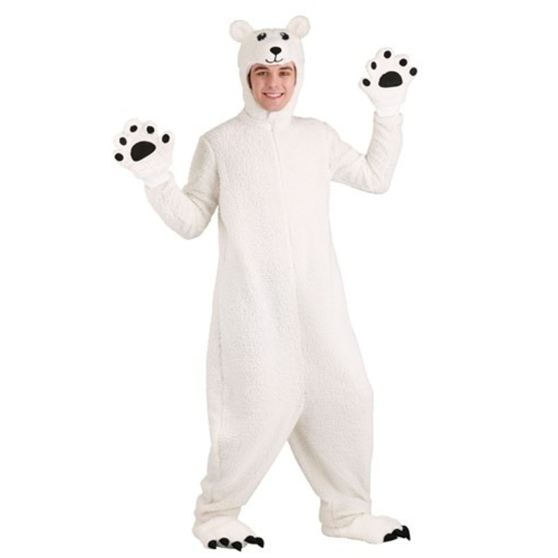 Arctic Polar Bear Adult Costume Large