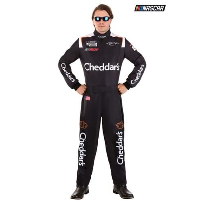 Kyle Busch Cheddars Uniform NASCAR Costume for Men Small