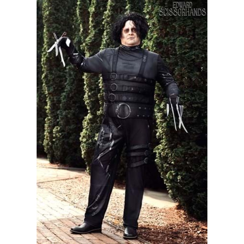 Plus Size Edward Scissorhands Men's Costume 2X
