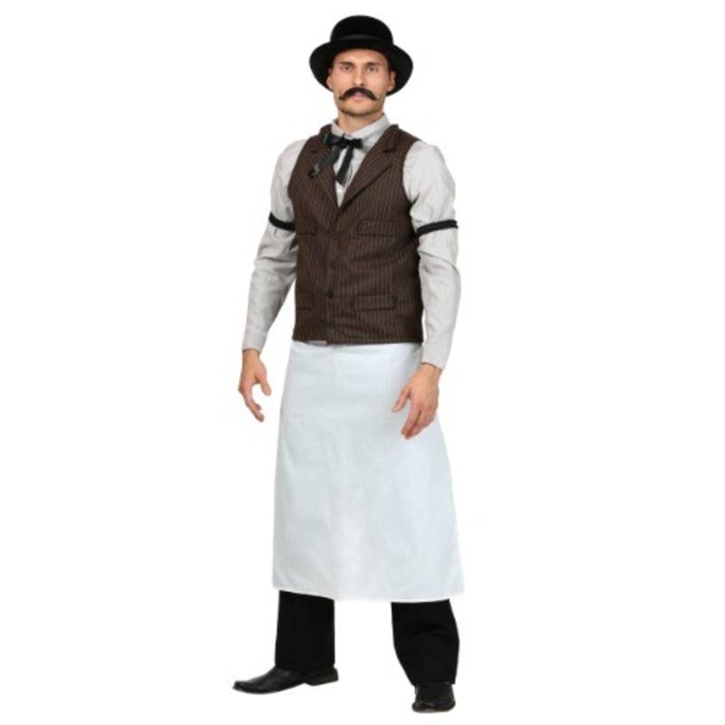 Plus Size Men's Old West Bartender Costume 3X