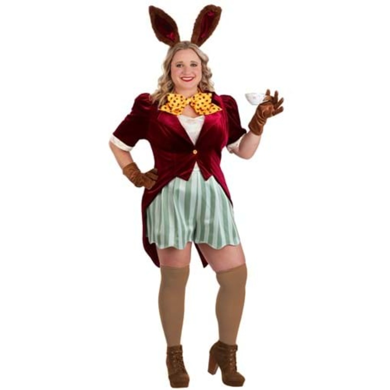 Plus Size Trendy March Hare Costume for Women 1X