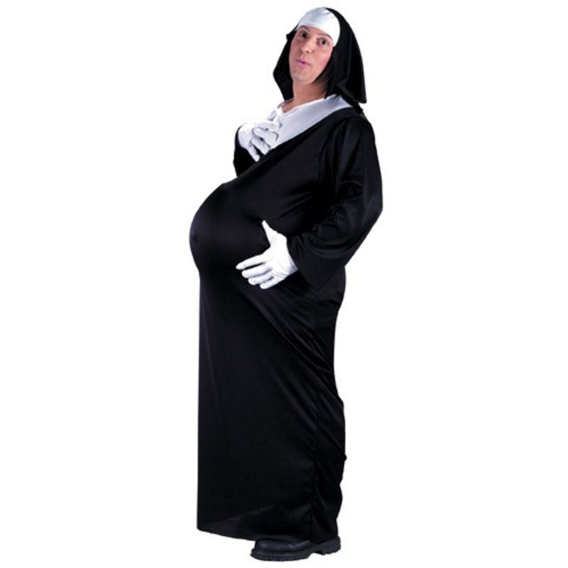 Pregnant Nun Costume Standard