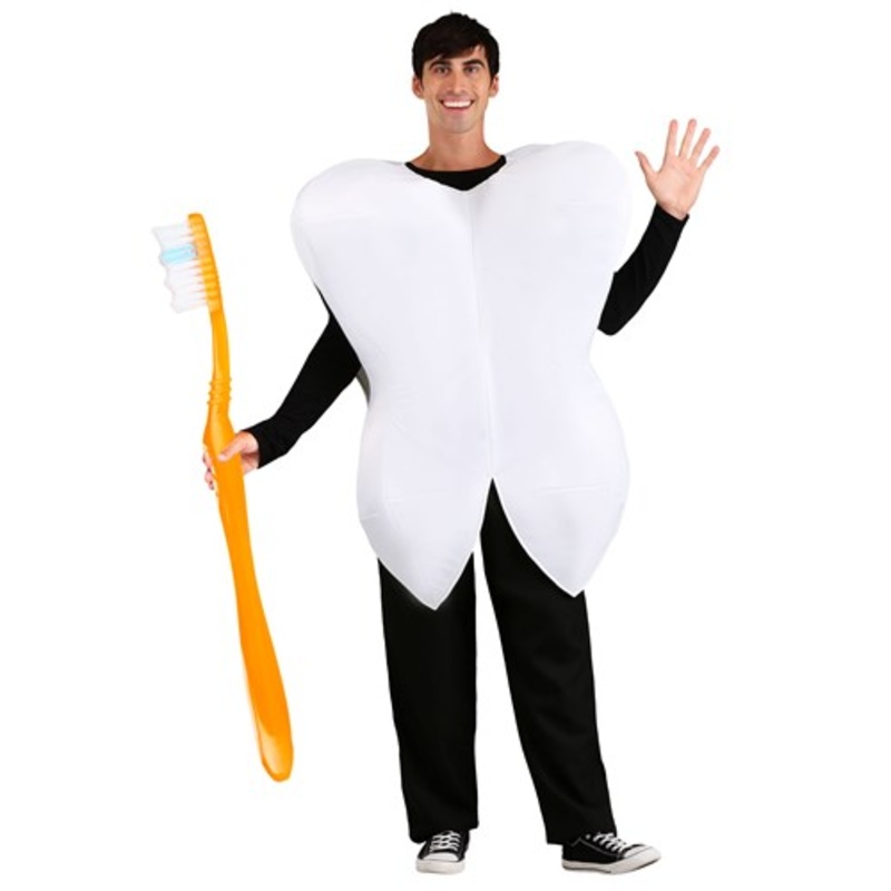 Tooth Costume for Adults Standard