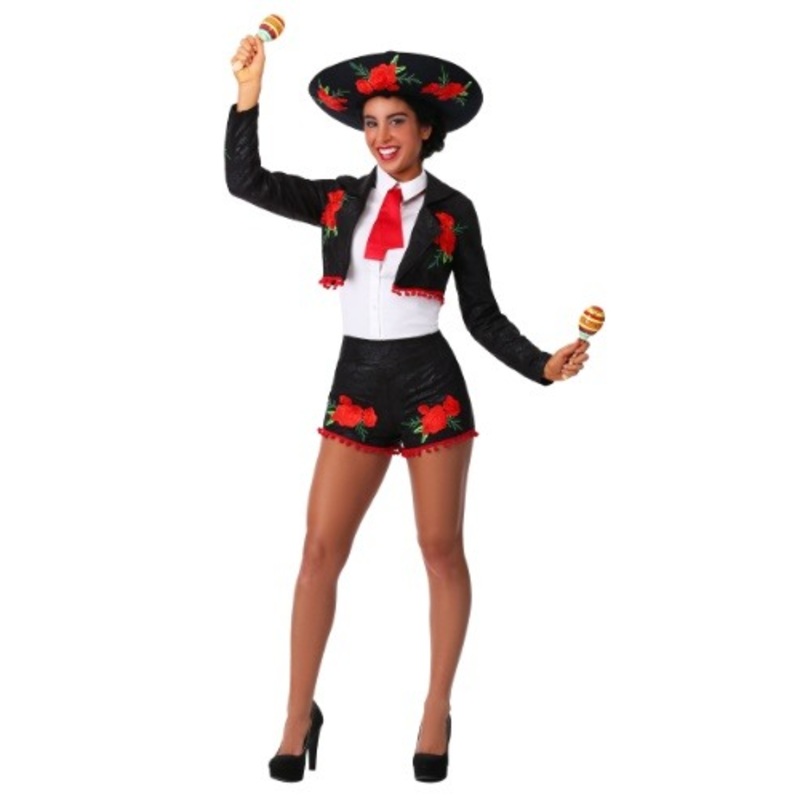 Adult's Flirty Mariachi Costume  X-Small