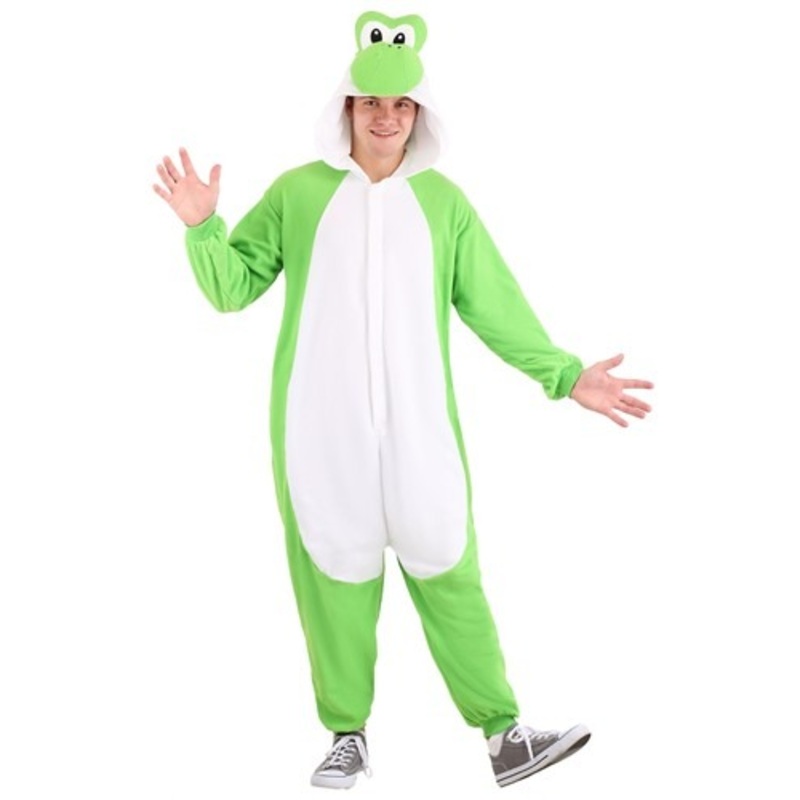 Adult Super Mario Brothers Yoshi Kigurumi Costume Standard